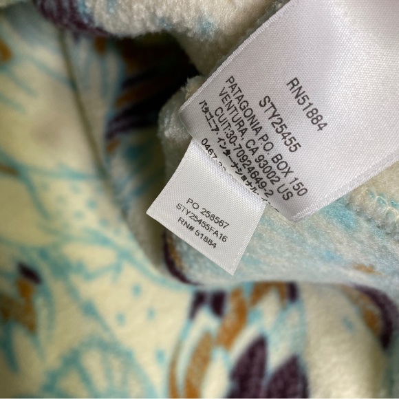 Patagonia Synchilla Snap-T Fleece Sweater Harvest Moon Owl size XS Extra Small - Picture 13 of 15